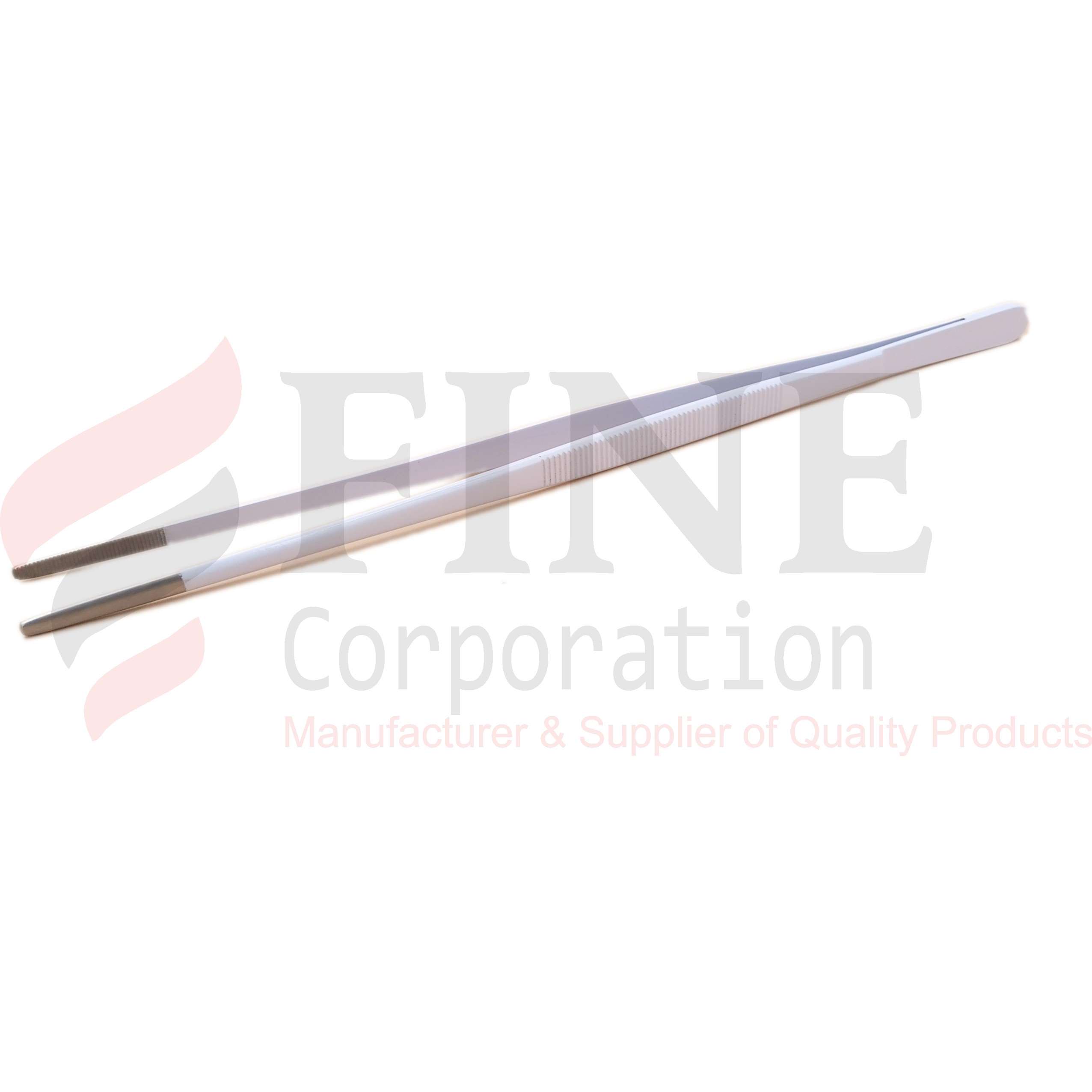 Chef Plating Tweezer Straight White